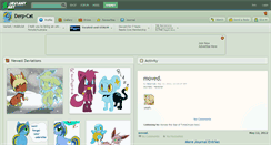Desktop Screenshot of derp-cat.deviantart.com