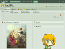 Tablet Screenshot of ginger1334.deviantart.com