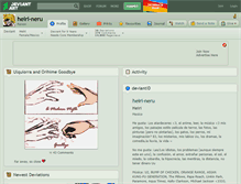 Tablet Screenshot of heiri-neru.deviantart.com