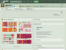 Tablet Screenshot of naga-pree.deviantart.com