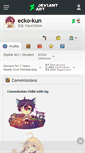 Mobile Screenshot of ecko-kun.deviantart.com