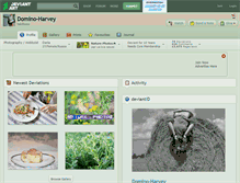 Tablet Screenshot of domino-harvey.deviantart.com
