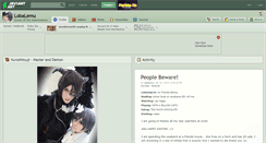 Desktop Screenshot of lobalemu.deviantart.com