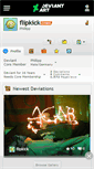 Mobile Screenshot of flipkick.deviantart.com