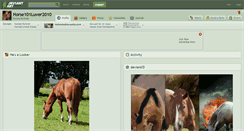 Desktop Screenshot of horse101luver2010.deviantart.com