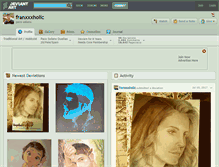 Tablet Screenshot of franxxxholic.deviantart.com