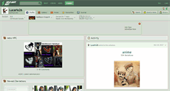 Desktop Screenshot of lucario26.deviantart.com