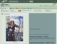Tablet Screenshot of irulana.deviantart.com