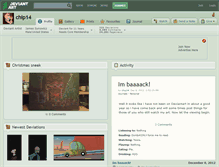 Tablet Screenshot of chip14.deviantart.com