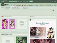 Tablet Screenshot of mkfan13.deviantart.com