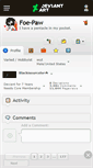 Mobile Screenshot of foe-paw.deviantart.com