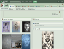 Tablet Screenshot of luc1.deviantart.com