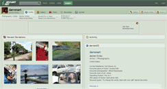 Desktop Screenshot of darrenart.deviantart.com