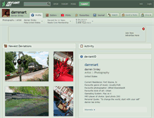Tablet Screenshot of darrenart.deviantart.com
