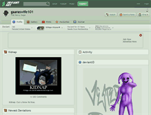 Tablet Screenshot of gaaraswife101.deviantart.com