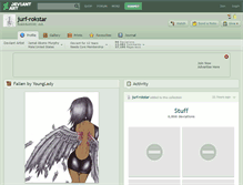 Tablet Screenshot of jurf-rokstar.deviantart.com