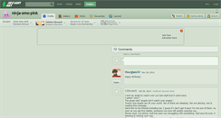 Desktop Screenshot of ninja-emo-pink.deviantart.com