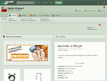 Tablet Screenshot of darth-vicious1.deviantart.com