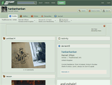 Tablet Screenshot of hanbanhanban.deviantart.com