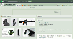 Desktop Screenshot of firearmsanddevices.deviantart.com