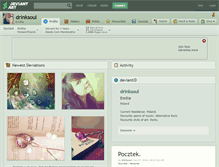 Tablet Screenshot of drinksoul.deviantart.com