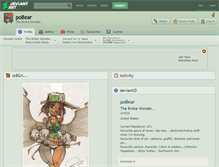 Tablet Screenshot of pobear.deviantart.com