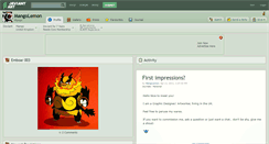 Desktop Screenshot of mangolemon.deviantart.com