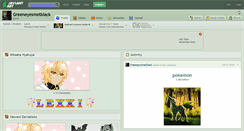 Desktop Screenshot of greeneyesmetblack.deviantart.com