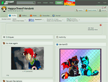 Tablet Screenshot of happyxtreexfriends46.deviantart.com