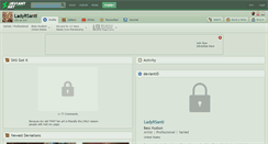 Desktop Screenshot of ladyrsanti.deviantart.com