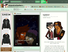 Tablet Screenshot of alejandroxheather.deviantart.com