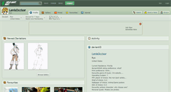 Desktop Screenshot of lenisoccisor.deviantart.com