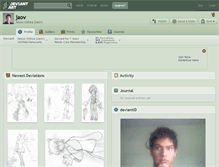 Tablet Screenshot of jaov.deviantart.com