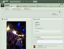 Tablet Screenshot of julienx.deviantart.com