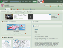 Tablet Screenshot of adeaz.deviantart.com