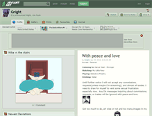 Tablet Screenshot of gnight.deviantart.com