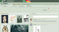 Desktop Screenshot of hildebear.deviantart.com