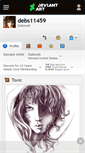 Mobile Screenshot of debs11459.deviantart.com