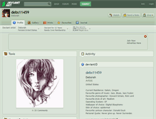 Tablet Screenshot of debs11459.deviantart.com