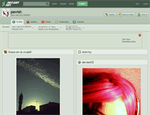 Tablet Screenshot of pawish.deviantart.com