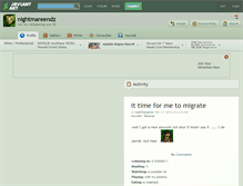 Tablet Screenshot of nightmareendz.deviantart.com