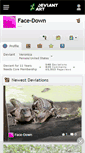 Mobile Screenshot of face-down.deviantart.com