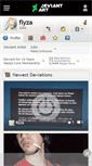 Mobile Screenshot of flyza.deviantart.com