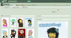 Desktop Screenshot of ninjafoxy.deviantart.com