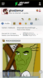 Mobile Screenshot of ghostlemur.deviantart.com