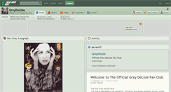 Desktop Screenshot of greydelisle.deviantart.com