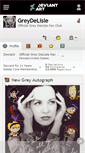 Mobile Screenshot of greydelisle.deviantart.com