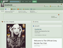 Tablet Screenshot of greydelisle.deviantart.com
