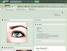 Tablet Screenshot of panuru.deviantart.com
