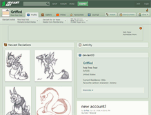 Tablet Screenshot of griffed.deviantart.com